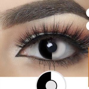New WHITE NIGHT Halloween Contact Eyewear